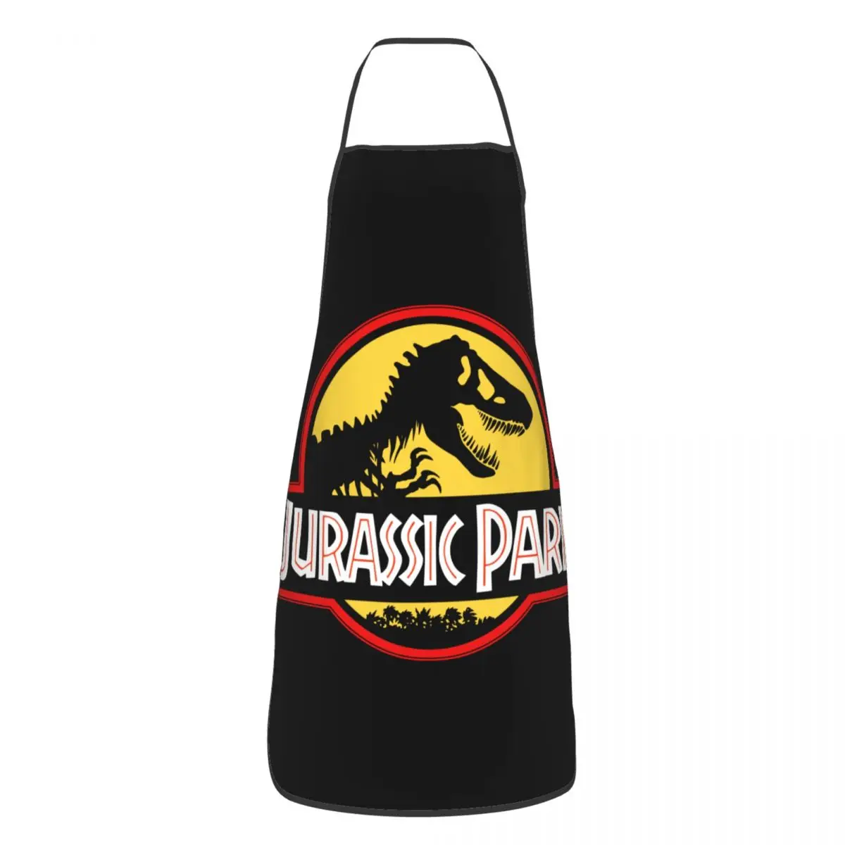 

Jurassic Park Dinosaur Print Apron for Women Men Unisex Bib Cooking Kitchen Tablier Cuisine Chef Baking