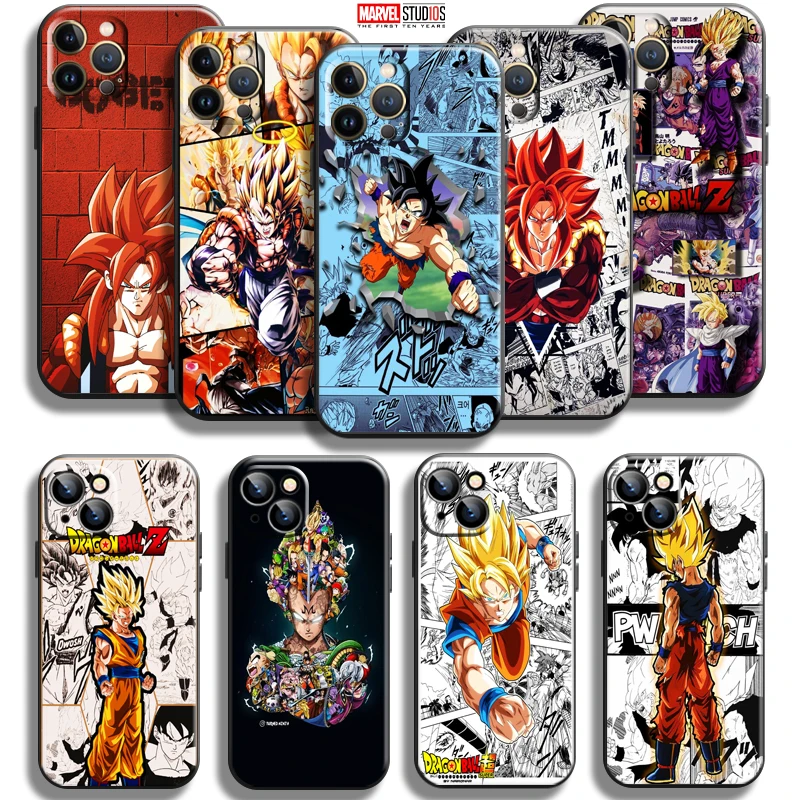 

Japan Dragon Ball Comics For Apple iPhone 13 12 11 Pro Mini X XR XS Max SE 5 5s 6 6S 7 8 Plus Phone Case Back Black Carcasa