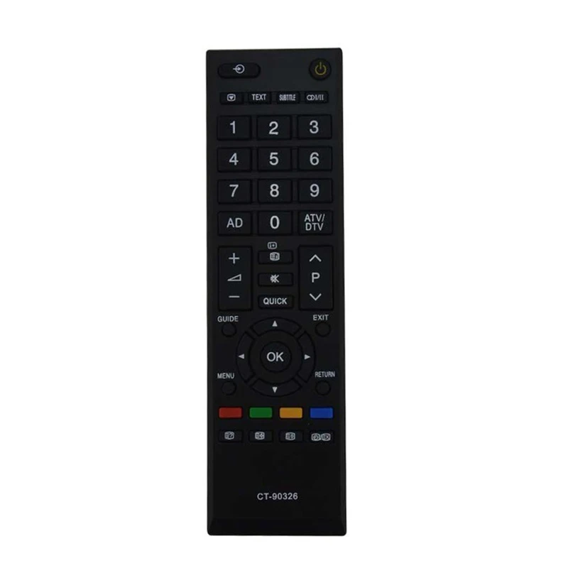 

New CT-90326 Replaced Remote Control for Toshiba LCD LED TV CT-90380 CT-90386 CT-90325 CT-90351 CT-90329 CT-90436 CT-90336 Fit f