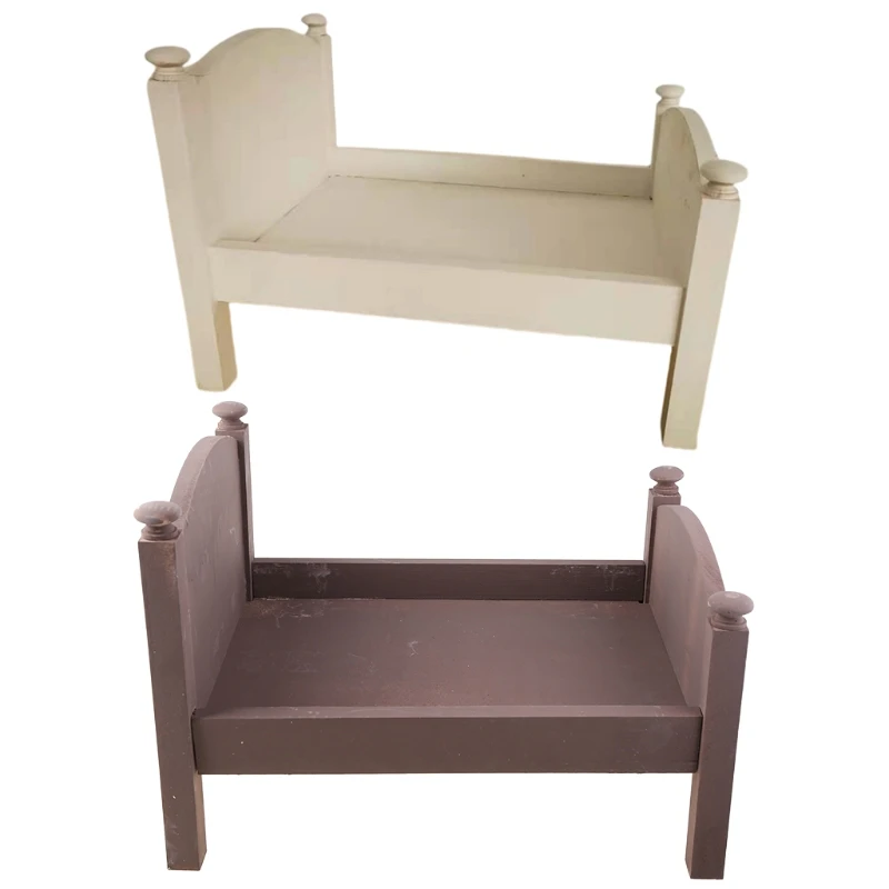 

Реквизит для фотосъемки новорожденных, деревянный маленький чайный стол ручной работы