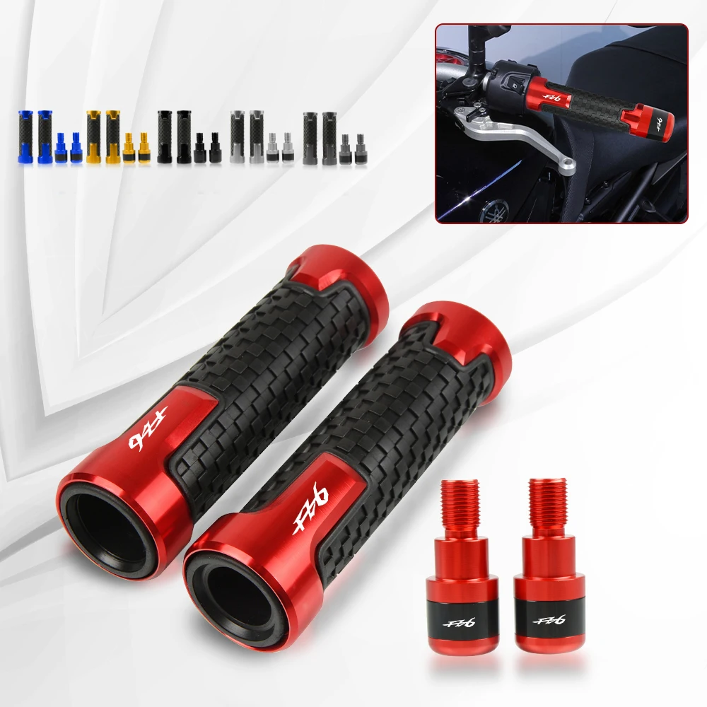 

Мотоциклетные аксессуары, руль 7/8 дюйма, 22 мм, ручки, Концевая ручка, Торцевая Крышка для YAMAHA FZ-06 FZ6 2014-2017 2018 2019 2020
