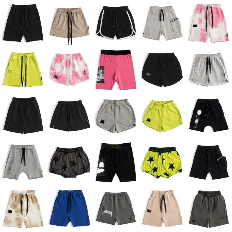 

Новинка весна-лето 2023, детские шорты, повседневные свободные хлопковые шорты для мальчиков и девочек, детские облегающие брюки, велосипедные штаны, леггинсы