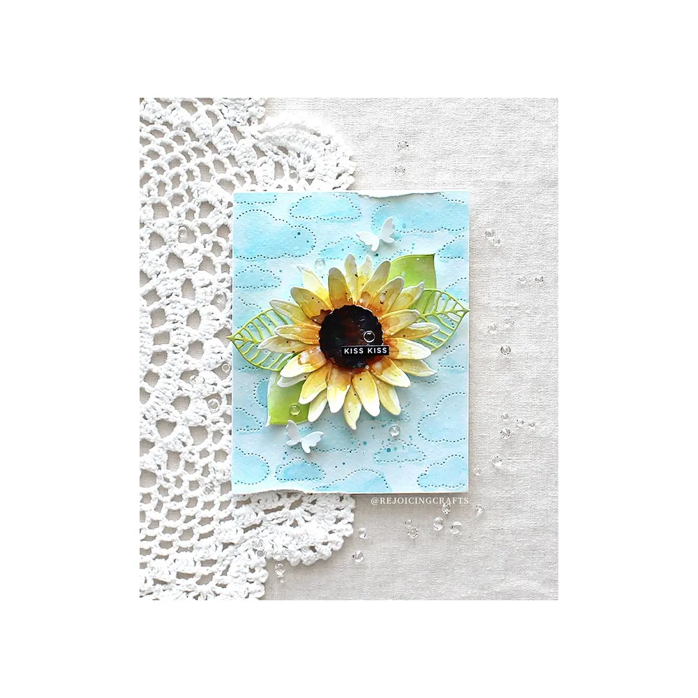 Металлические штампы для вырезания в виде облака форма карточек скрапбукинга