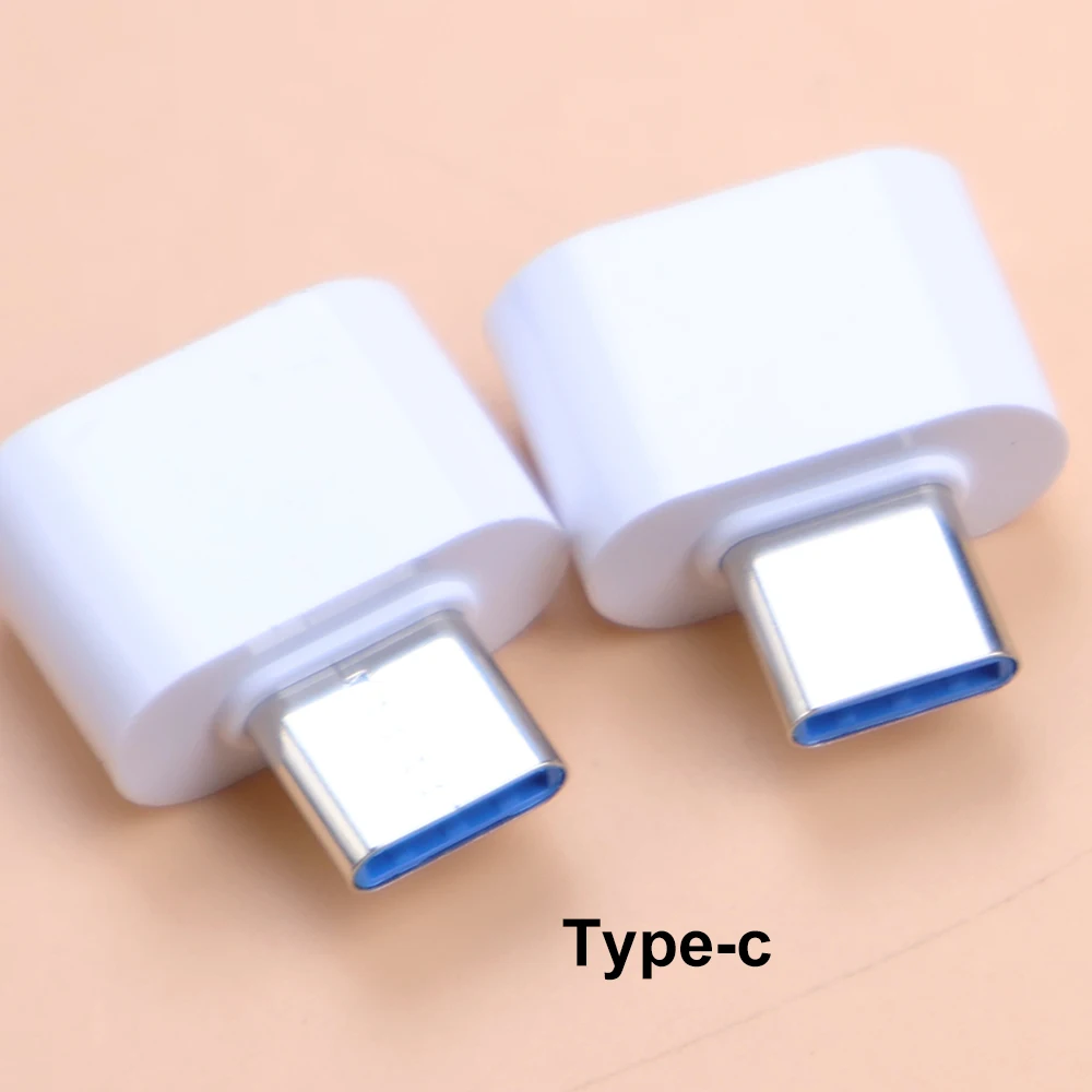 Фото Адаптер Type-C/Micro-USB для телефона, мыши, клавиатуры, USB-накопителя, MacBook Pro, устройств Type-C, USB 2.0, OTG-разъем USB-C (мужской) - USB-A (женский) для передачи данных №4