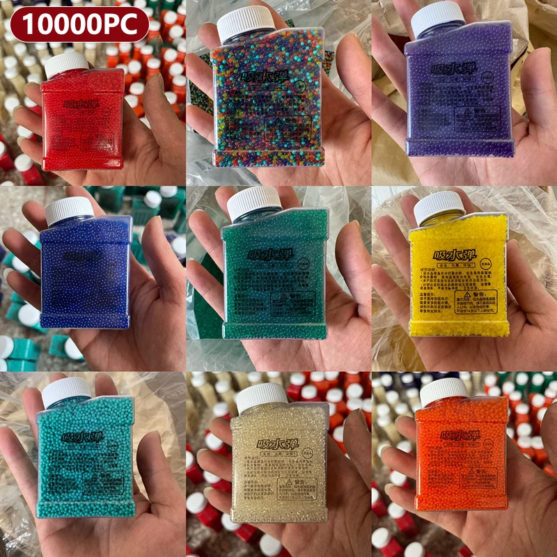 

10000pcs Water Beads Gel Balls 7-8mm For Gel Blaster Water Gel Balls Gun Kids Toy Growing Water Balls Home Decoration