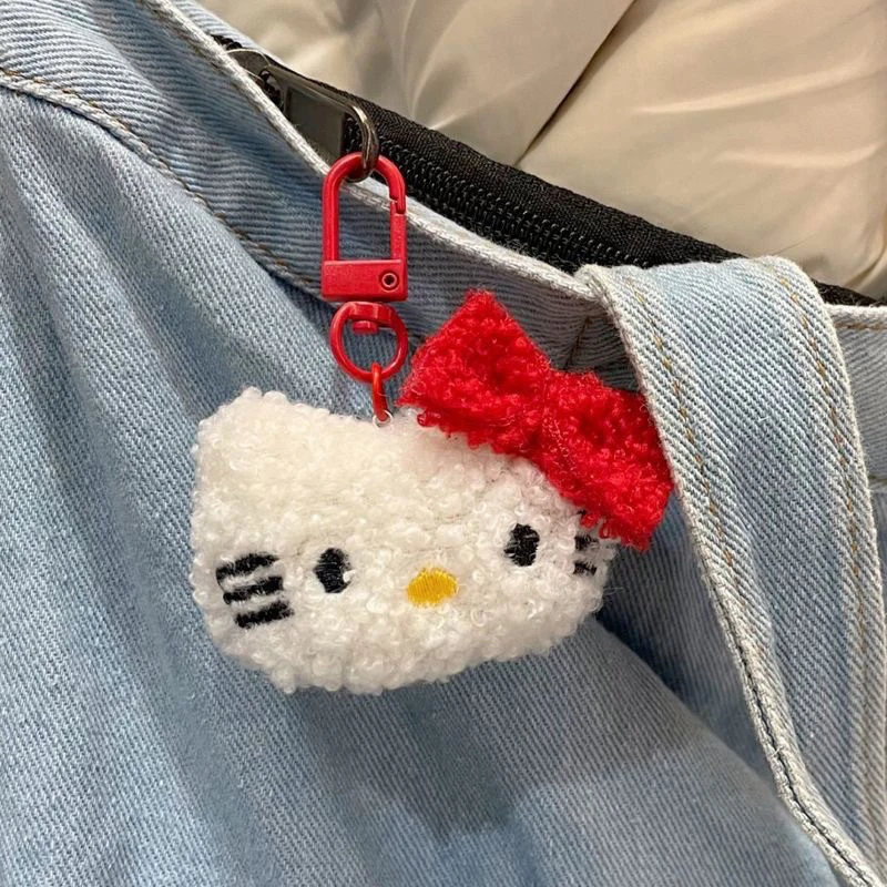 Sanrio милый kawaii Hello kitty Kuromi Cinnamoroll мой Мелодия помпон пурин Плюшевая Кукла Рюкзак