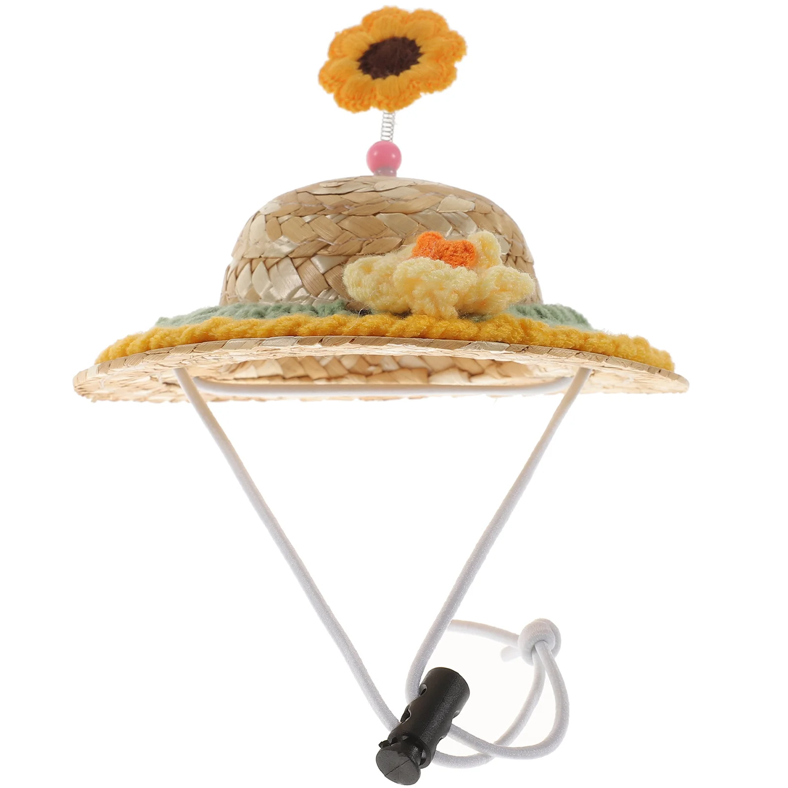 

Hat Dog Straw Cat Pet Sombrero Cap Cinco Beanie Party Birthday Cowboy Mayo De Sun Woven Mini Costumes Kitten Funny Mexican