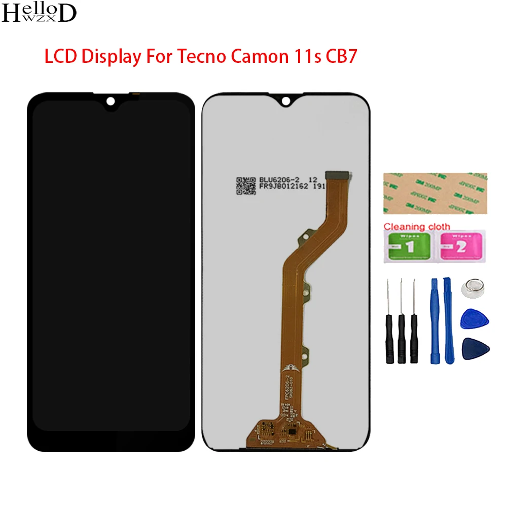 

New Tested Full Screen For Tecno Camon 11s CB7 LCD Display Touch Screen Digitizer Assembly Replacement