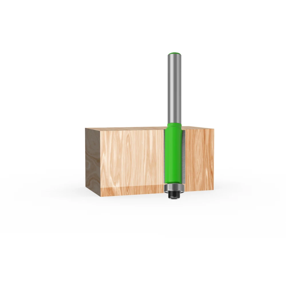 LAVIE 4 шт. 1/4 &quotконец с двумя канавками шарикоподшипник заподлицо фреза прямым