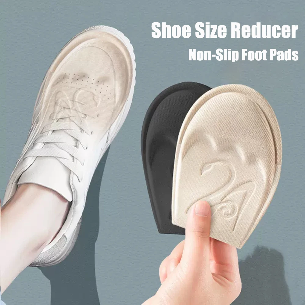 Forefoot Pads for Women High Heels Half Insoles Forefoot Anti-Slip Pain Relief Insert Shoe Size Reduce Filler for Too Big Shoes