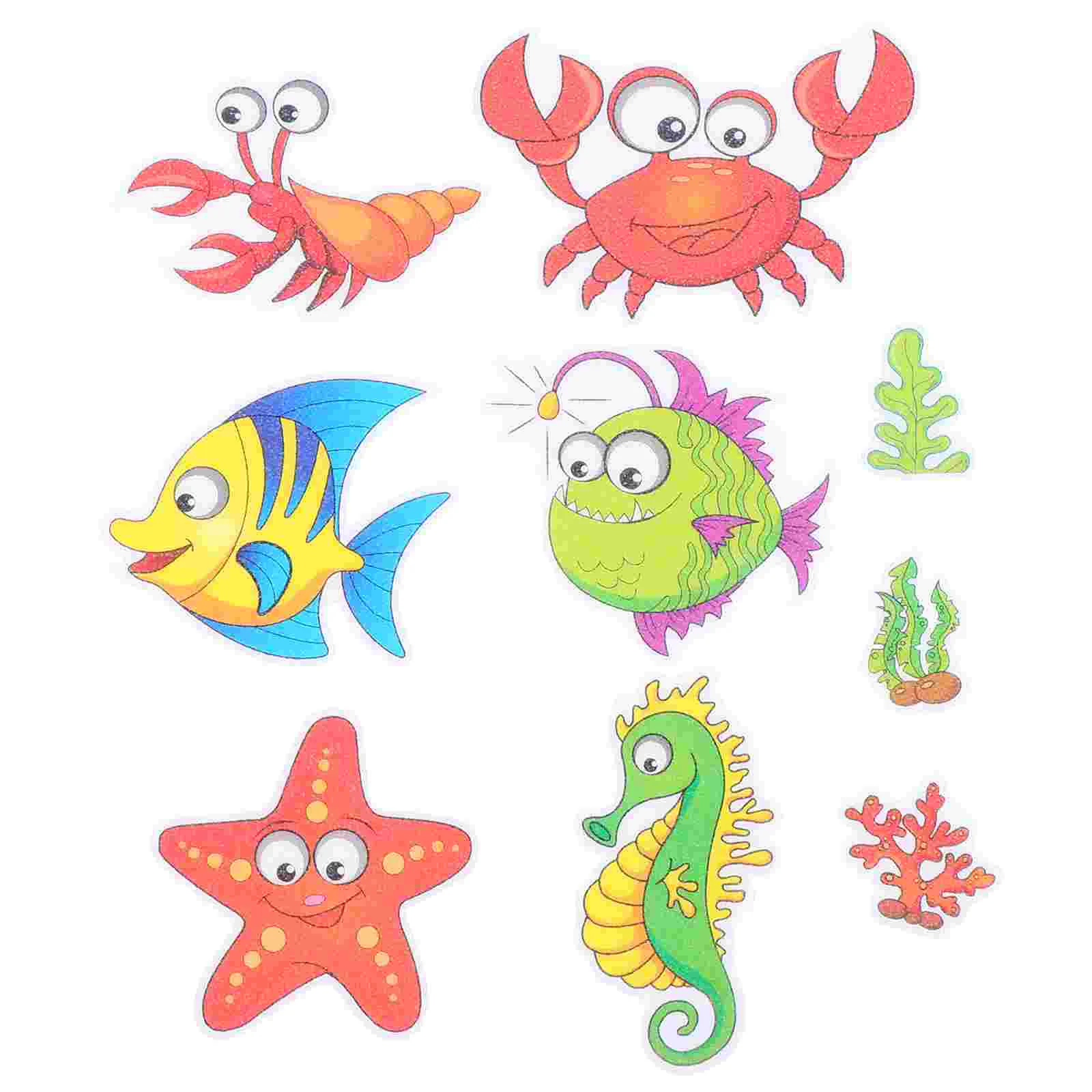 

Stickers Anti Bathtub Treads Tape Shower Sticker Decal Bath Skid Bathroom Sea Adhesive Safety Tub Non Creature Decor Toilet Self