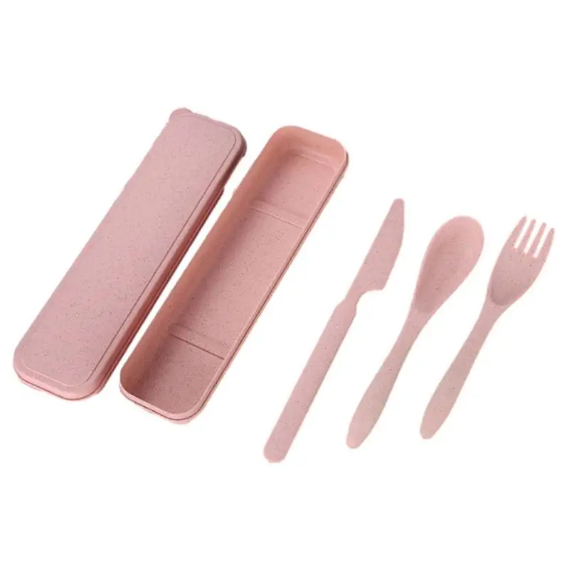 

Travel Cutlery Set With Case Food-level Portable Travel Tableware Set With Case Flatware Set Pocket Size Travel Tableware Set