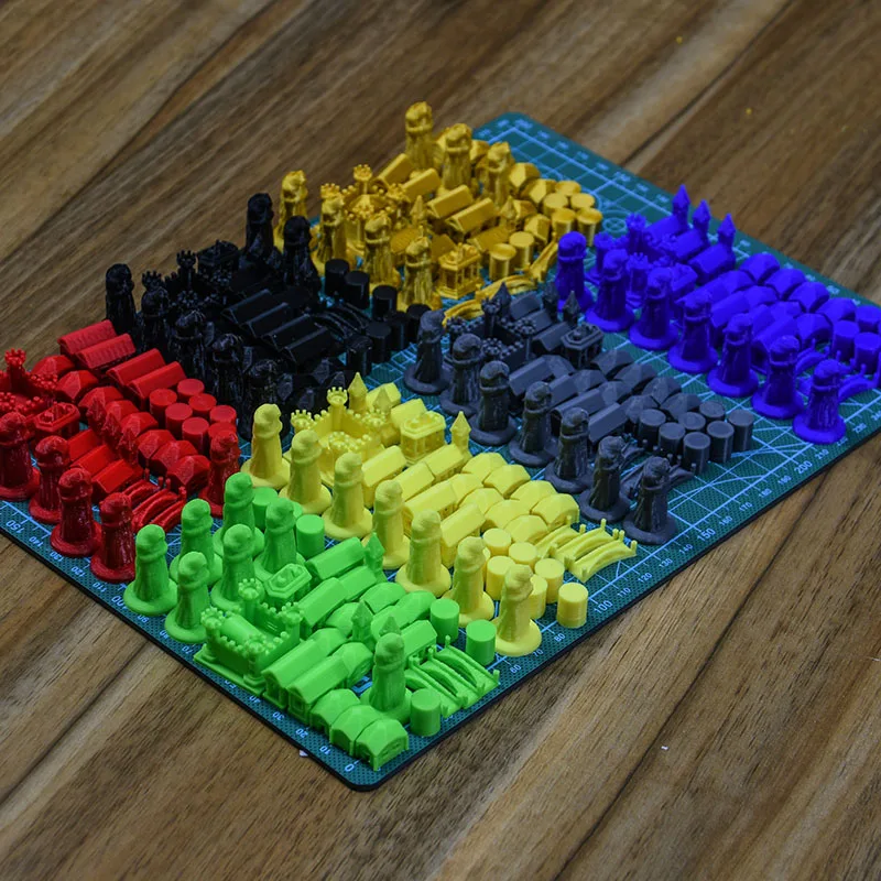 Bbg Terra Mystica Replacement 238 Pieces Upgrade Full Miniature Sets Token Dwellings Priests Stronghold Kit