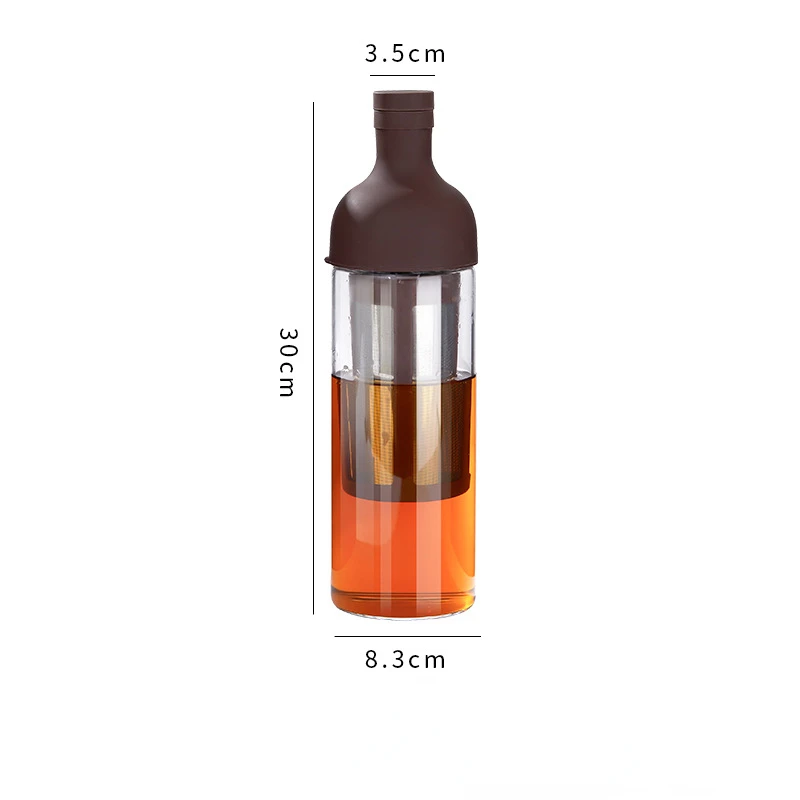 1000ML Glass Cold Brew Coffee Maker Coffee Pots Cafe Maker Coffe Filter Juice Tea Teapot Kettle Coffeepots Handmade For Home images - 6