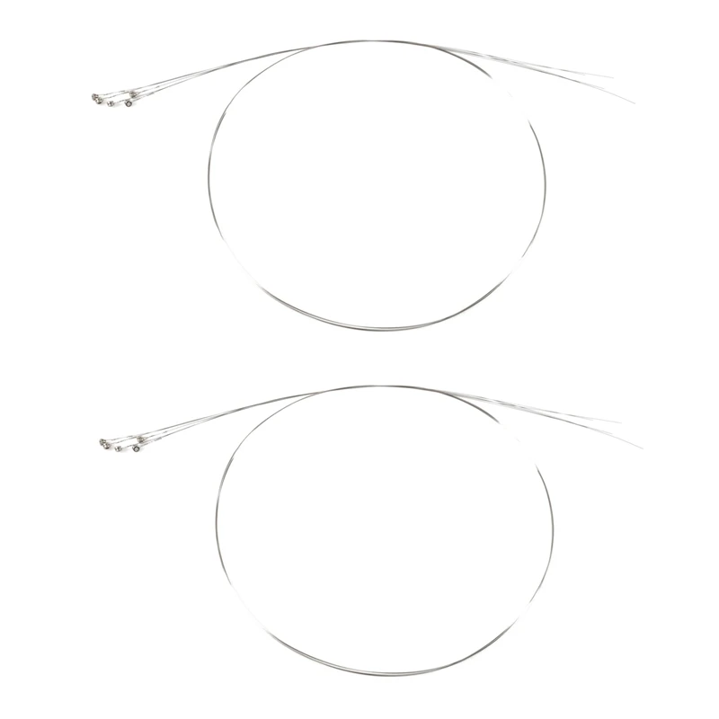 

10 Pcs Silver Tone Steel Strings E-1 For Acoustic Guitar