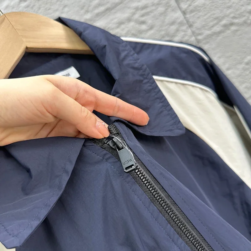 Модная куртка с лацканами в корейском стиле водонепроницаемая осенняя модель