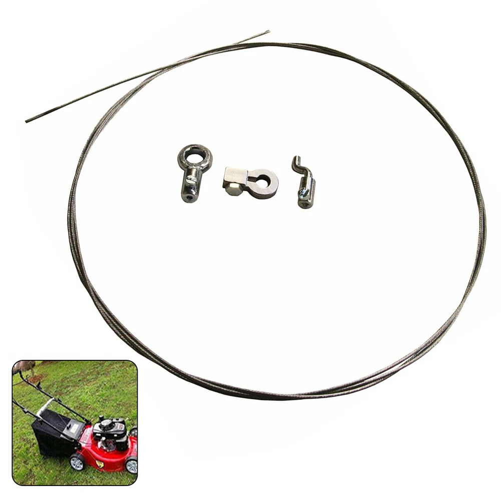 

Inner Throttle Clutch Cable With Cable Ends Wire Stop Repair Kit For Lawnmowers Repair Kits Garden Tool