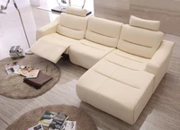 2022 sofas modernos para sala Sofa set living room furniture sectional sofa leather corner sofas with electric recliner