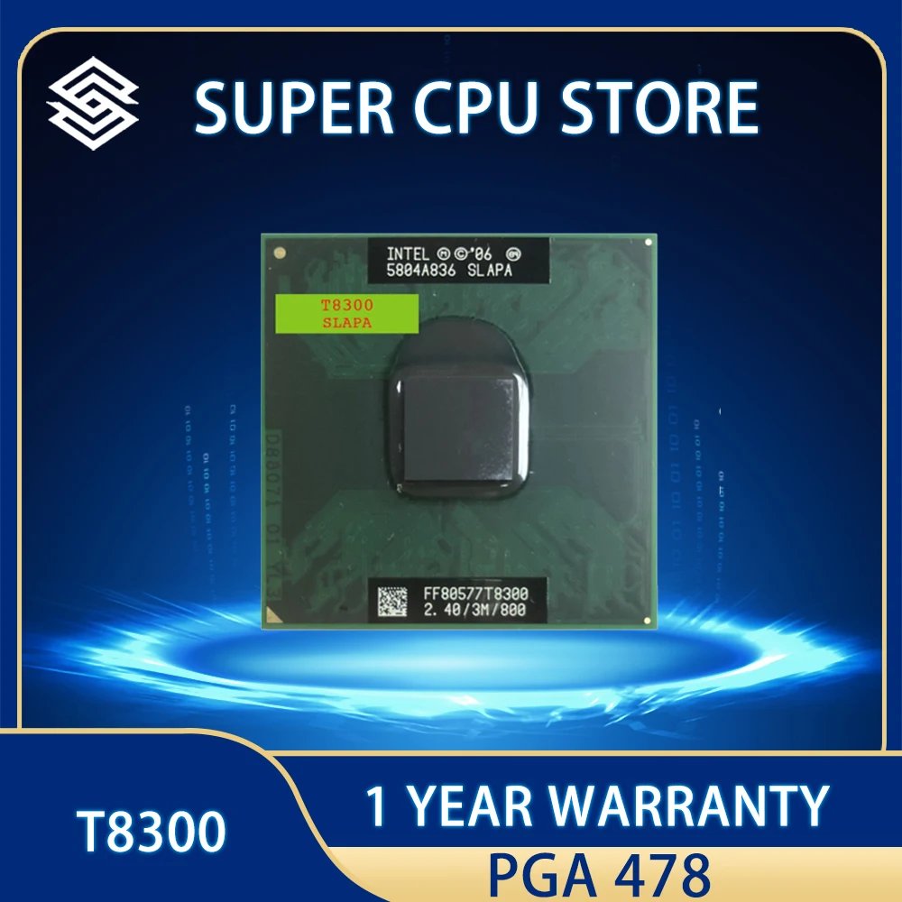 

T8300 SLAYS 100% test very good product EC80577T8300 T8300 SLAYS 2.40/3M/800 reball BGA chipset PGA 478