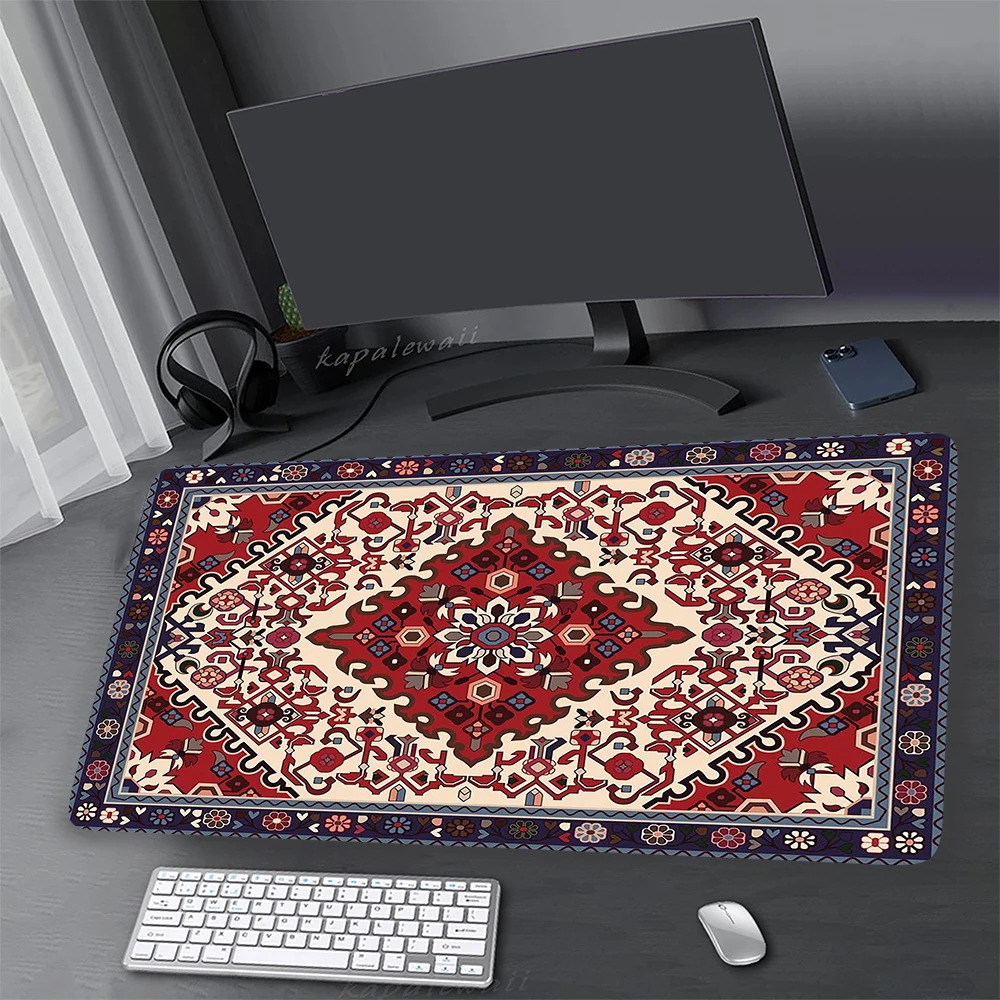 

Persian Rug Mouse Pad Large Mousepad Home Office Table Carpet Gaming Accessoroes Mouse Mat Laptop Gamer Keyboard Pads Desk Mat