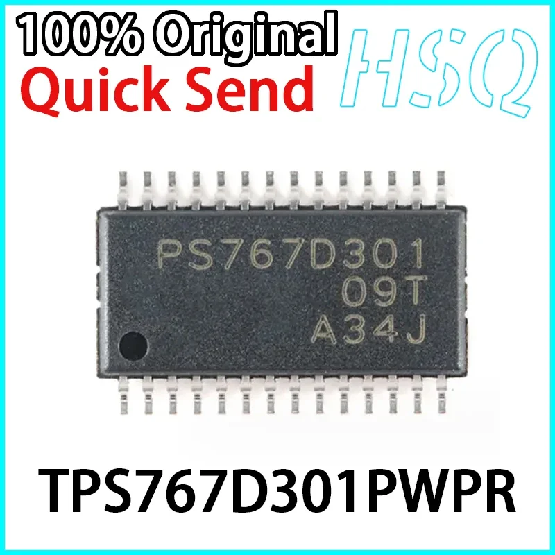 Оригинальный линейный регулятор TPS767D301PWPR PS767D301 HTSSOP28 2 шт. новый запас