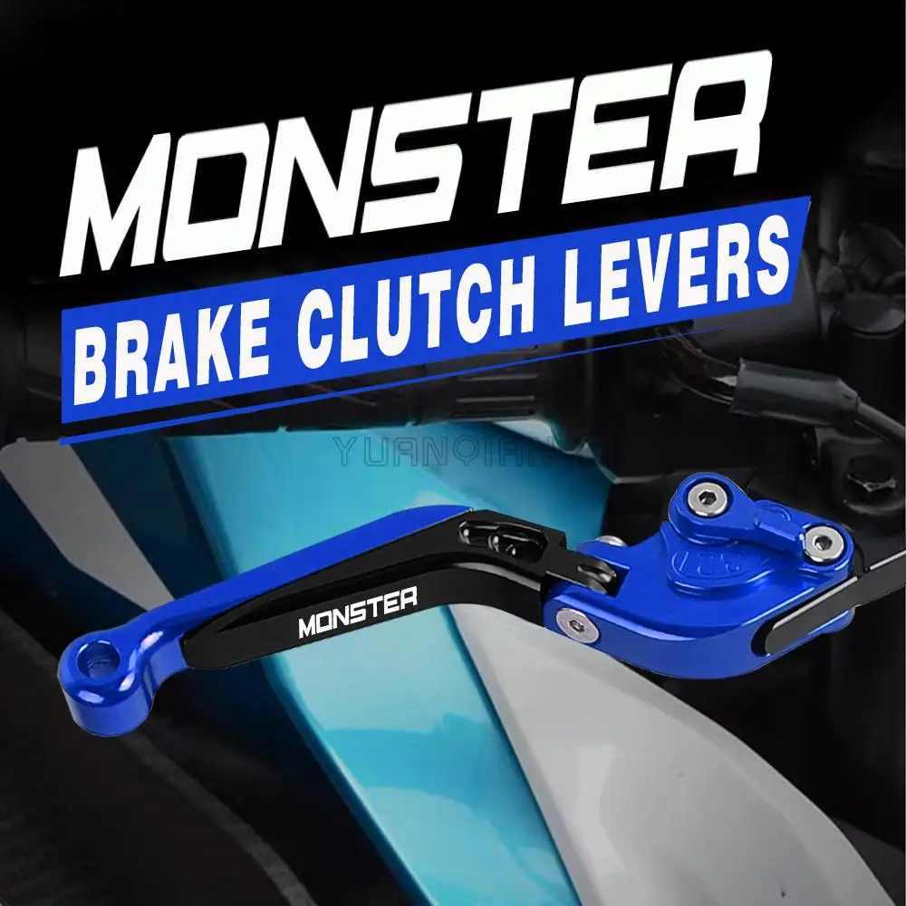 

For DUCADI MONSTER M1100 S EVO 2009-2013 2012 2011 Motorcycle Accessories CNC Aluminum Extendable Adjustable Brake Clutch Levers