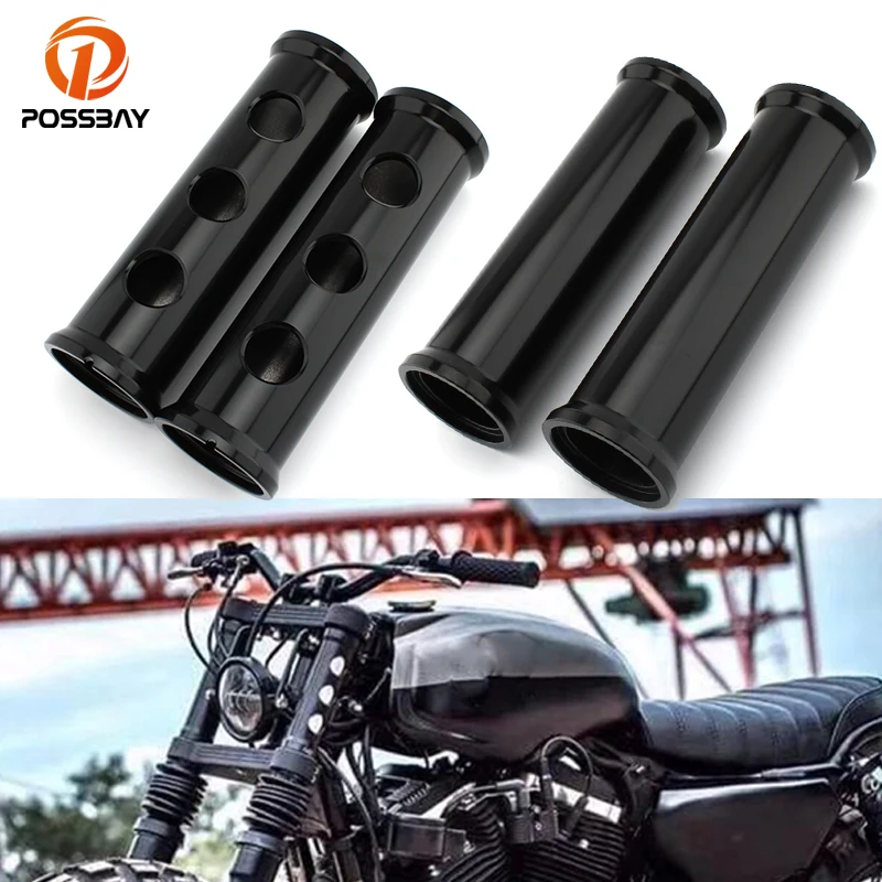 Motorcycle Front Fork Boots Slider Shock Absorber Cover CNC Black for Harley Davidson Sportster 883 1200 2015-2021 Accessories