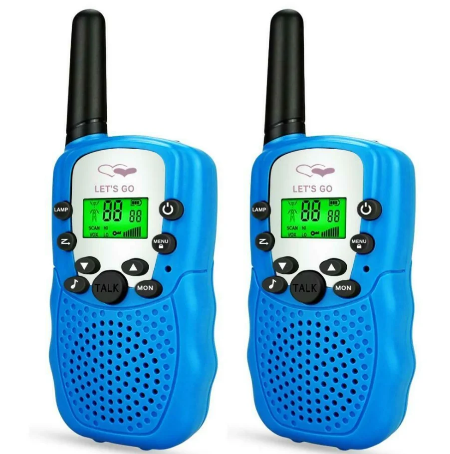 

Children Walkie Talkies 2 Pcs Long Range Kids Walky Talky UHF 446MHz 8 Channel