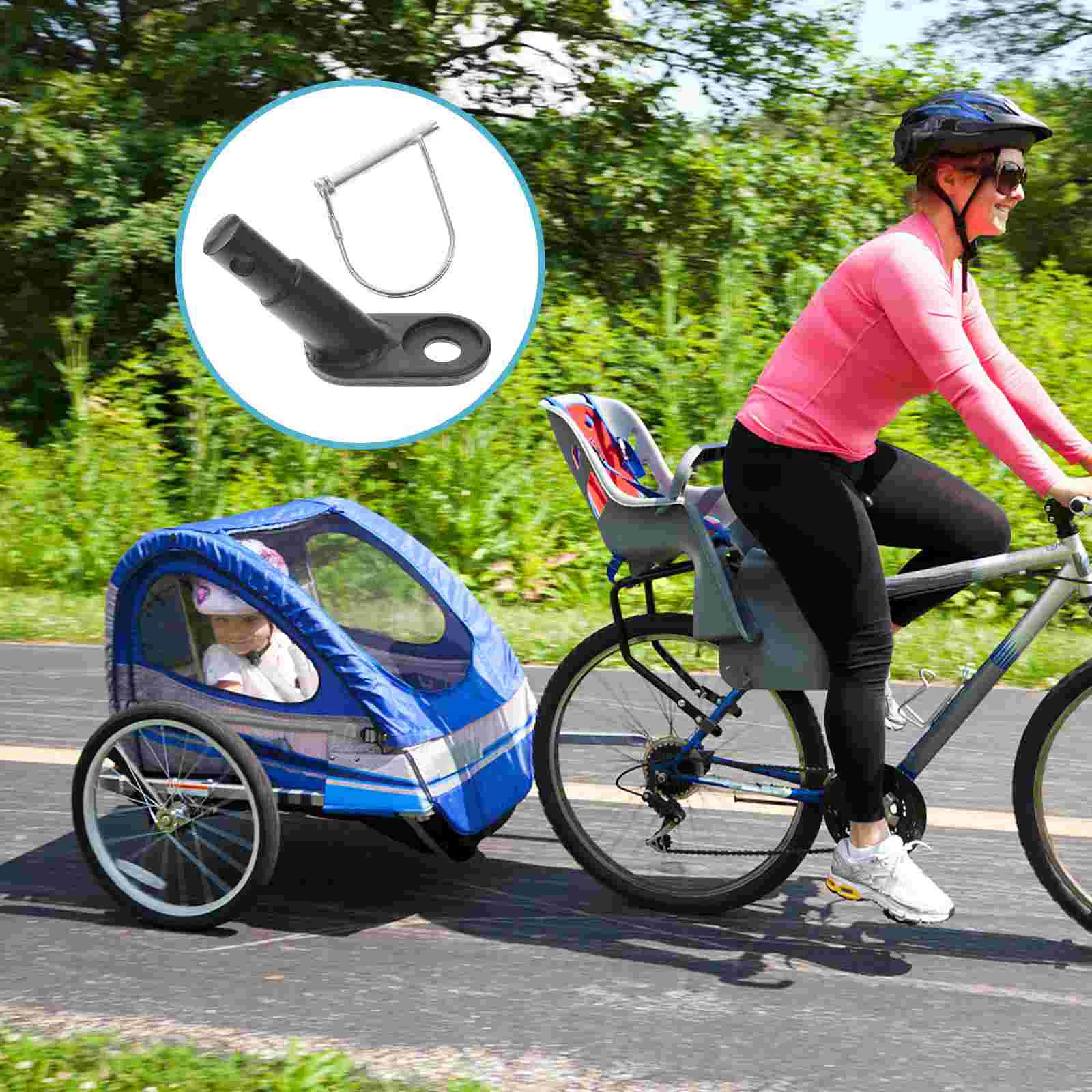 

Bike Hooks Trailer Hitch Adapter Attachment Tractor Trailer Accessories Bike Trailers Bike Trailer Adapter Baby