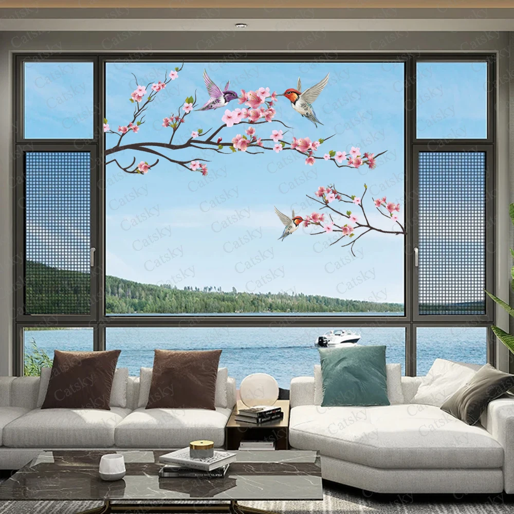 Наклейки на ветки и окна настенные наклейки фрески крышу украшение для дома