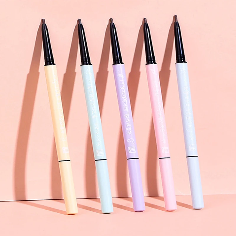 

HEALLOR Сверхтонкий карандаш для бровей натуральный долговечный водостойкий устойчивый к поту автоматический карандаш для бровей Косметика для макияжа глаз