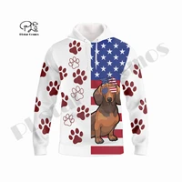 plstar cosmos newest 3d print dachshund dogs pet lover funny harajuku streetwear casual unique unisex hoodiessweatshirtzip q 5