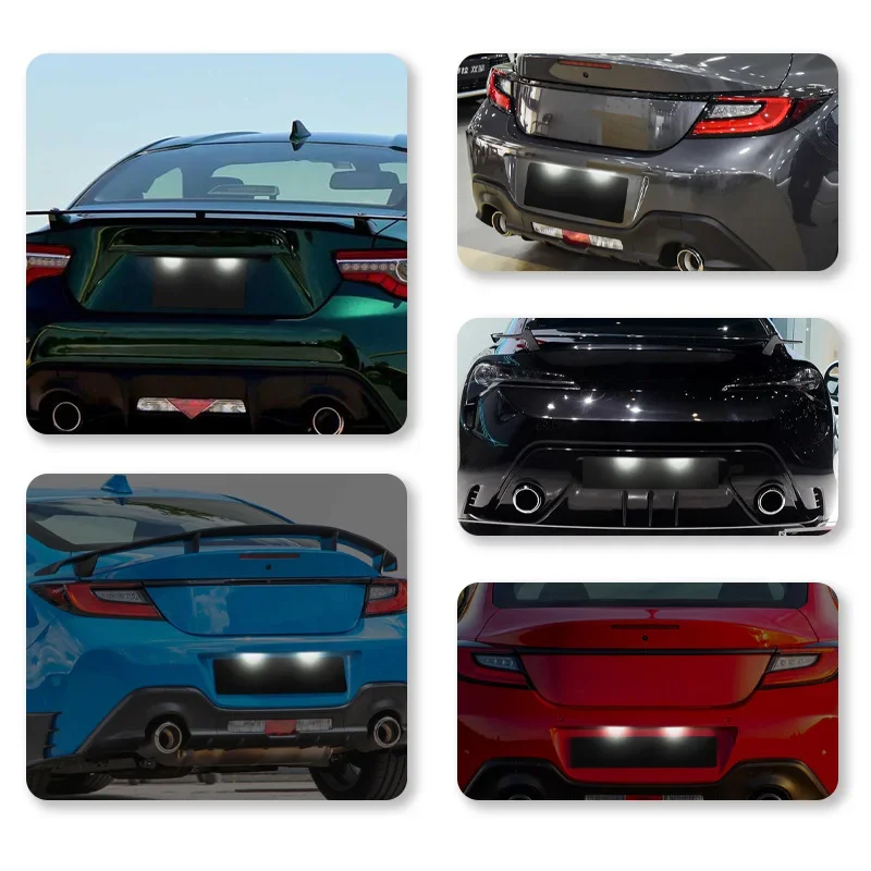 2 шт. подсветка номерного знака в сборе для Subaru Forester BRZ Impreza WRX STI Legacy Toyota FT-86 GT-86