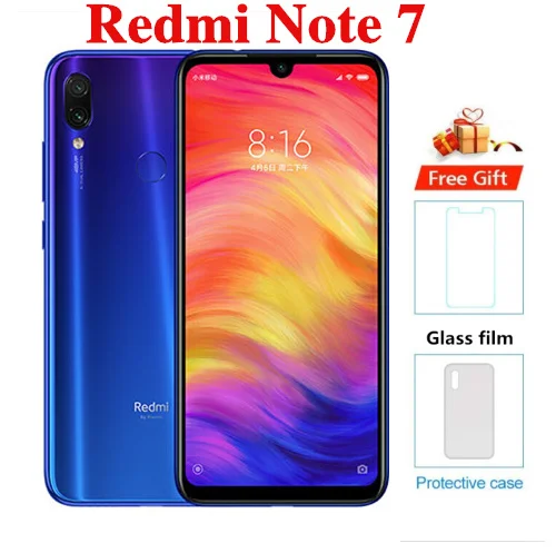 Оригинальный Смартфон Xiaomi Redmi Note 7 pro 6 ГБ ОЗУ 128 Гб ПЗУ Восьмиядерный процессор