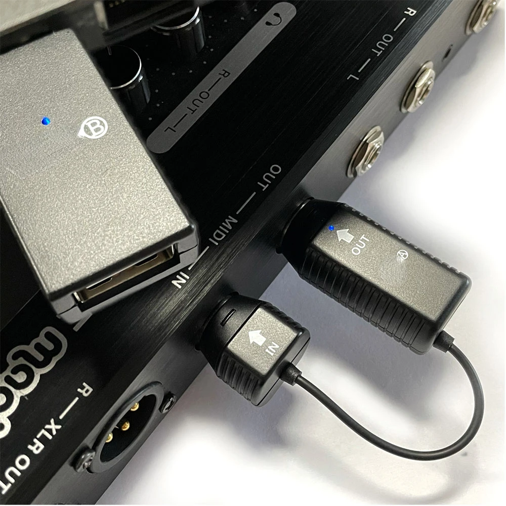 

Беспроводная мини-миди-система, 5-контактный разъем DIN/USB, беспроводная миди-интерфейсная фотография для клавиатуры пианино