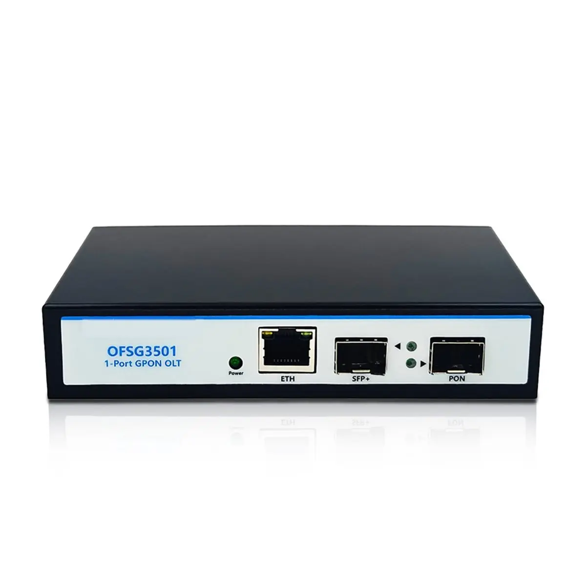 Фото Новинка 2026: Мини GPON OLT с 1 портом PON, VLAN, 10G, 1 портом Uplink, 12В 2А DC, поддержка 128 ONU, PoE-питание, 9 дБ №2