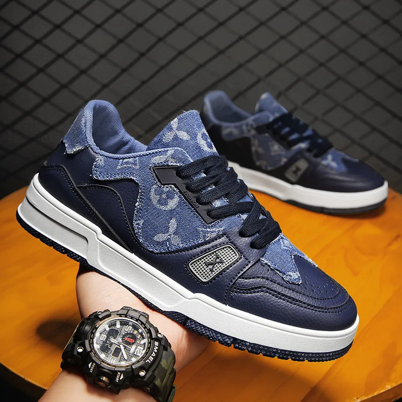 

Весна 2022 Новинка мужские низкие повседневные кроссовки на плоской подошве модная универсальная мужская обувь в стиле ретро