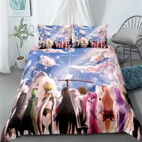 anime akame ga kiru 3d printed bedding set duvet cover queen twin size for kids adults baby bedroom decor