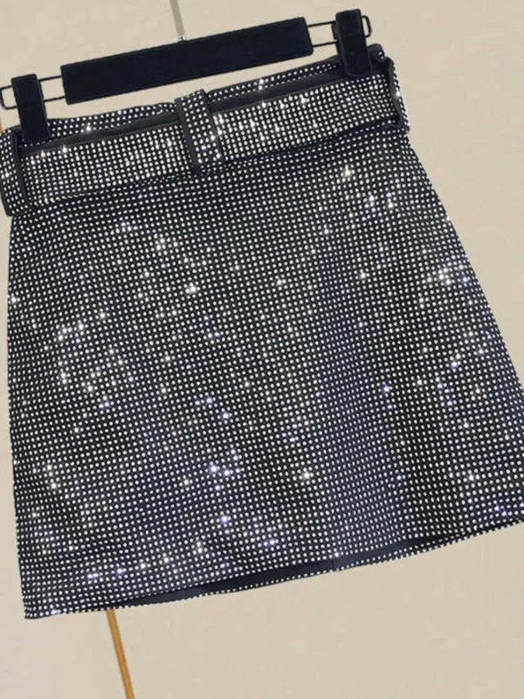 DEAT 2022 Осенняя Новая высококачественная женская короткая мини-юбка выше колена с