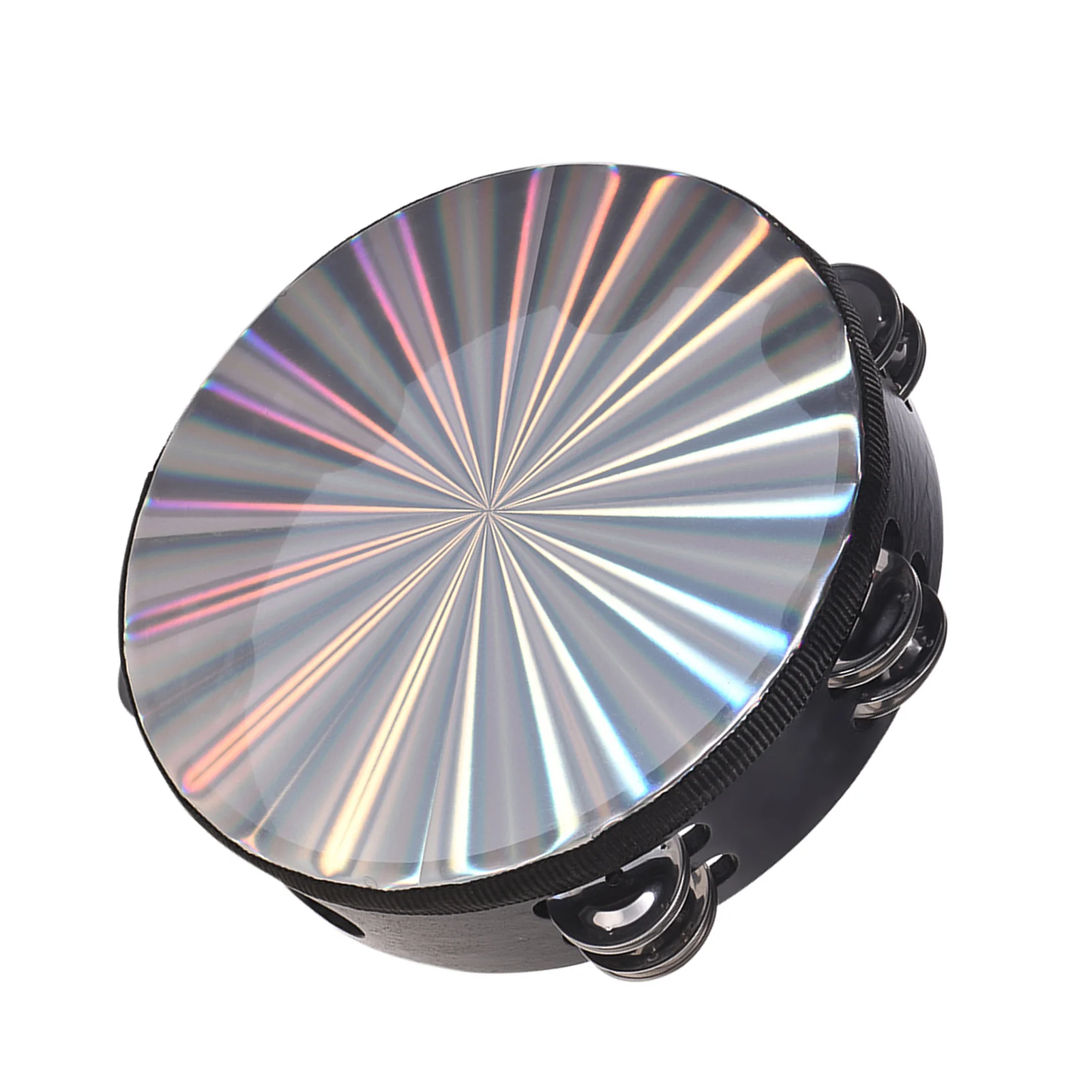 10-дюймовый деревянный светящийся Тамбурин ручной барабан с двухрядной головкой