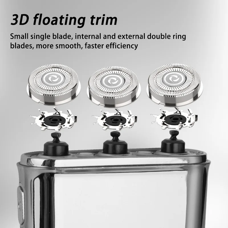 Мини-электробритва для мужчин портативная перезаряжаемая Бритва бороды IPX7