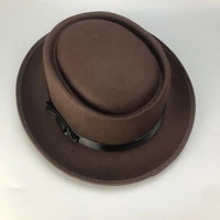 2022 new winter elegant felt hat with ribbon bow for women 55 60cm