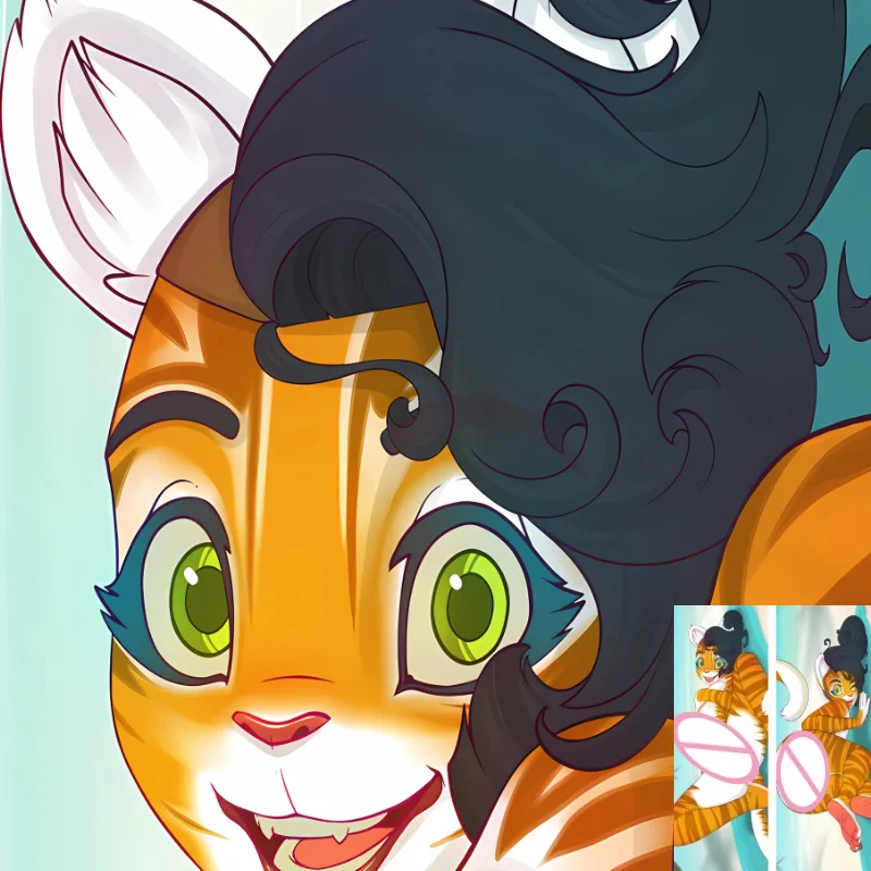 DIY персонализированная аниме Zane Darkpaw пушистая оркус Dakimakura наволочка обнимающая