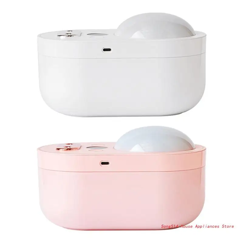 

360°Rotating Projection Air Humidifier LED Light USB Aroma Fogger Car Mist Maker 95AC