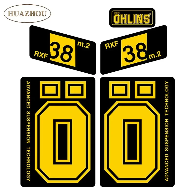 Наклейка на переднюю вилку горного велосипеда для Ohlins RXF38 m.2 M2 водостойкий