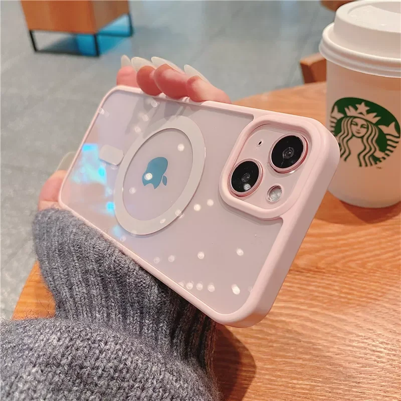 

Factory Direct Selling Candy Color Phone Case for iPhone 13 12 11 Pro Max XR XS Max X Wireless Charging Lntelligent Cover