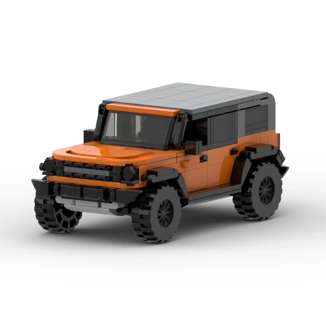 Конструктор MOC Fordham bronco гоночный спортивный автомобиль скоростной Чемпион гонщик