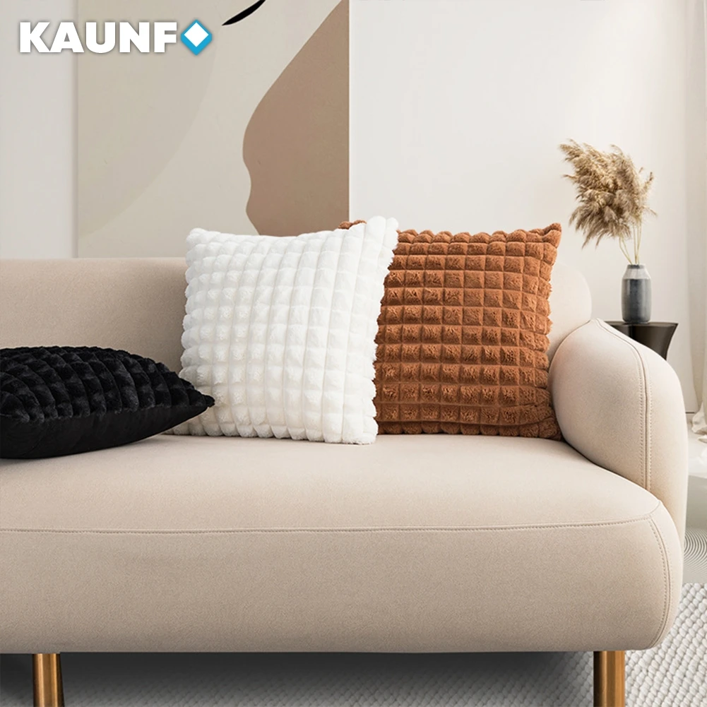 

KAUNFO Autumn and Winter Cushion Cover for Sofa Bedroom Hotel Decoration 30x50cm/45x45cm Pillowcases 1PC
