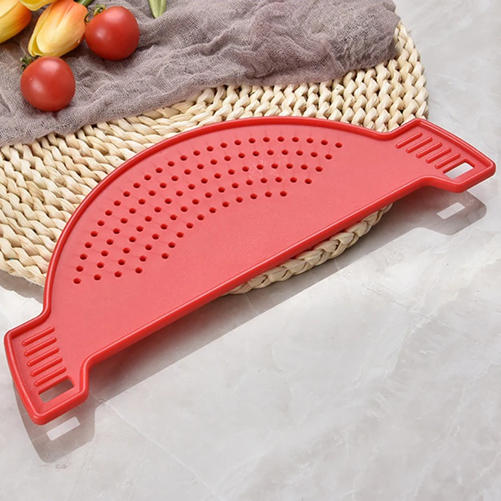 Кухонные пластиковые дуршлаги зажим для кастрюли ситечко слив доступ к Рису