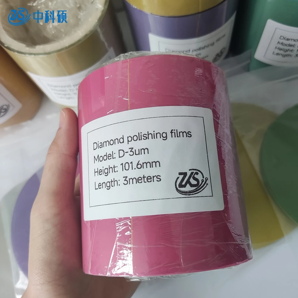 С рулоном шлифовальной бумаги Adhensive Diamond Fiber Optic 3 метра в рулоне ленты для